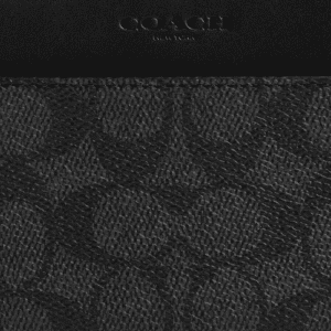 Alternative view of Coach Unisex Accordion Wallet in Signature Canvas Zip Around Long Wallet (Size: L 19.1cm, H10.2cm, W1.9cm) CY405