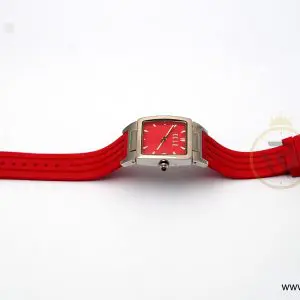 Alternative view of Elle Women’s Quartz Red Silicone Strap Red Dial 29mm Watch EL20053P04N (Like New)
