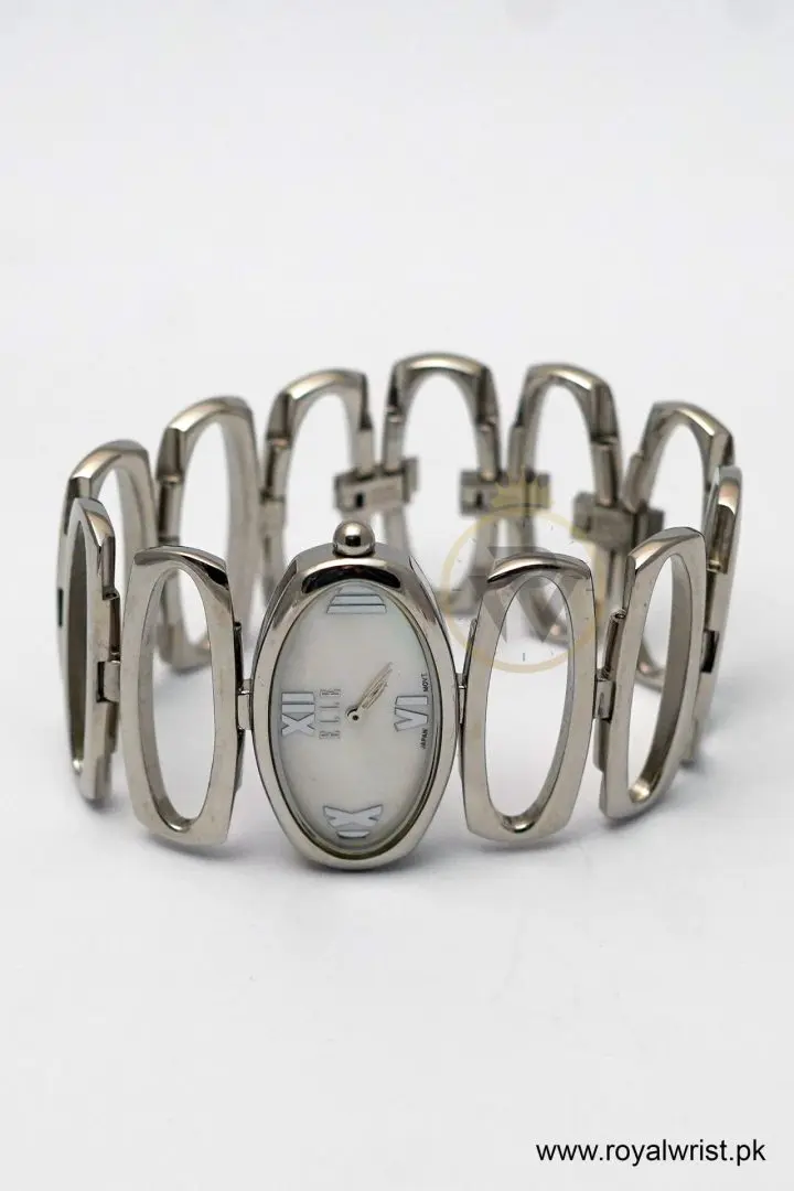 Elle Women’s Quartz Silver Stainless Steel Mother Of Pearl Dial 38mm Watch EL20002B04C/1 (Like New) - Image 2