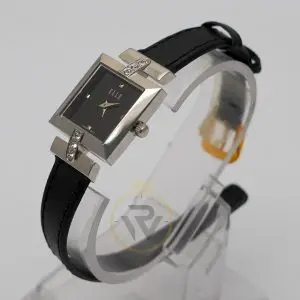 Elle Women’s Quartz Black Leather Strap Black Dial 25mm Watch EL20028S01 (Like New) - Image 5