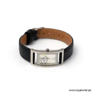 Lorus By Seiko Women’s Quartz Black Leather Strap White Dial 20mm Watch RRW13BX9 (Like New) - Image 4