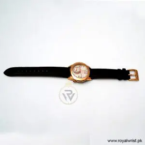Elle Women’s Quartz Dark Brown Leather Strap Mother Of Pearl Dial 40mm Watch EL20049S03N (Like New) - Image 5