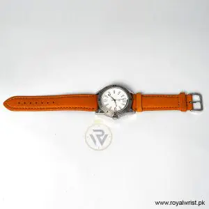 Alternative view of Tommy Hilfiger Women’s Quartz Camel Brown Leather Strap White Dial 42mm Watch 1792069 (Like New)