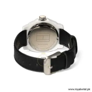 Alternative view of Tommy Hilfiger Women’s Quartz Black Leather Strap White Dial 36mm Watch 1781182-2 (Like New)
