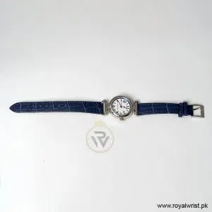 Alternative view of Tommy Hilfiger Women’s Quartz Blue Leather Strap White Dial 28mm Watch 1780889/1 (Like New)