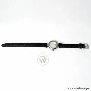 Alternative view of Tommy Hilfiger Women’s Quartz Black Leather Strap Mother Of Pearl Dial 24mm Watch 1780387 (Like New)