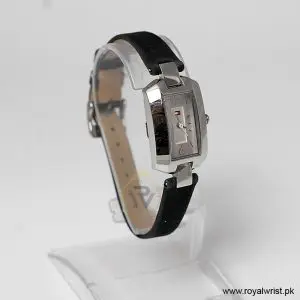 Tommy Hilfiger Women’s Quartz Black Leather Strap Silver Dial 20mm Watch 1780657-1 (Like New) - Image 3