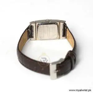 Tommy Hilfiger Women’s Quartz Dark Brown Leather Strap Silver Dial 20mm Watch 1700299/1 (Like New) - Image 5