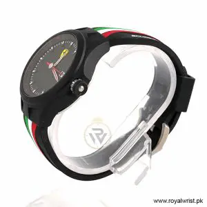 Alternative view of Ferrari Men’s Quartz Black Silicone Strap Black Dial 44mm Watch 0830131 (Like New)