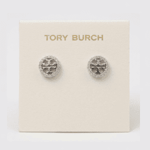 Tory Burch Women's Roundness Silver Small Earrings TB8246-1