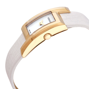 Alternative view of Versace Women's Quartz Swiss Made White Leather Strap White Dial 21mm Watch VELU00219 (Like New)