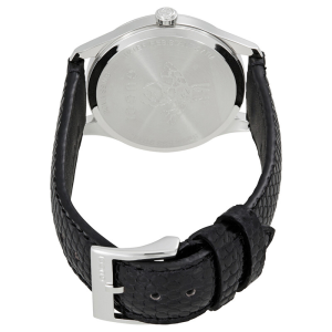 Gucci Women’s Swiss Made Quartz Black Leather Strap Black Dial 36mm Watch YA1264045 (Without Tag) - Image 3