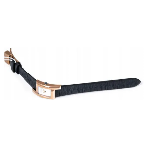Alternative view of Versace Women's Quartz Swiss Made Black Leather Strap White Dial 21mm Watch VELU00419 (Like New)