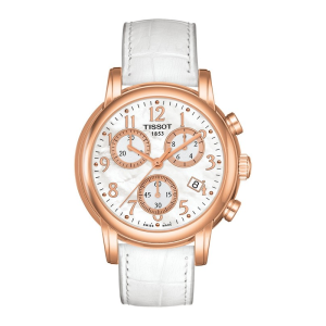 TISSOT Women’s Quartz Swiss White Strap Mother of Pearl Dial 35mm Watch T050.217.36.112.00 (Like New)