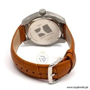 Alternative view of Hugo Boss Men’s Quartz Camel Brown Leather Strap Black Dial 43mm Watch 1512613/2 (Like New)