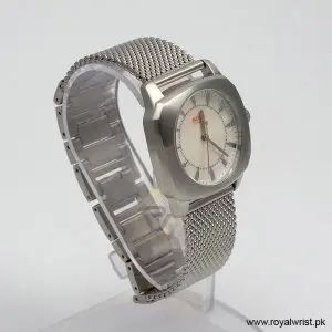 Alternative view of Boss Men's Quartz Silver Stainless Steel Mother Of Pearl Dial 35mm Watch 1502173 (Like New)