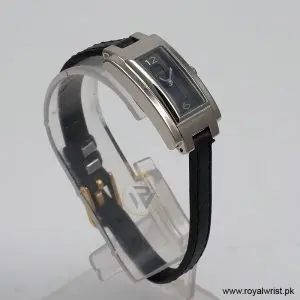 Alternative view of Hugo Boss Women’s Quartz Black Leather Strap Black Dial 18mm Watch 1502094 (Like New)