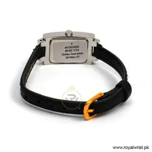 Alternative view of Hugo Boss Women’s Quartz Black Leather Strap Silver Sunray Dial 18mm Watch 1502095 (Like New)
