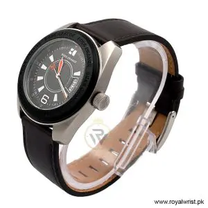 Alternative view of Hugo Boss Men’s Quartz Brown Leather Strap Black Dial 43mm Watch 1512613/5 (Like New)