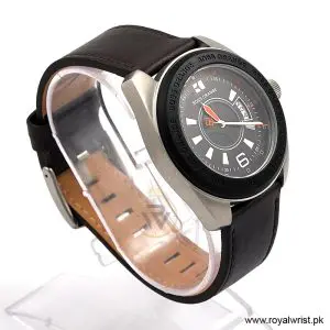 Hugo Boss Men’s Quartz Brown Leather Strap Black Dial 43mm Watch 1512613/5 (Like New) - Image 3
