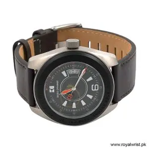 Hugo Boss Men’s Quartz Brown Leather Strap Black Dial 43mm Watch 1512613/5 (Like New) - Image 4