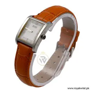 Alternative view of Hugo Boss Women’s Quartz Camel Brown Leather Strap White Dial 24mm Watch 1502198/1 (Like New)