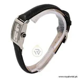 Alternative view of Hugo Boss Women’s Quartz Black Leather Strap White Dial 18mm Watch 1502192/1 (Like New)