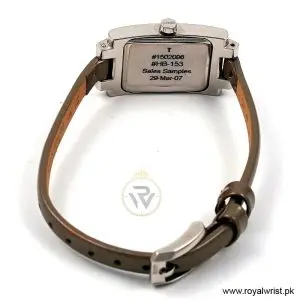 Hugo Boss Women’s Quartz Olive Green Leather Strap Beige Dial 18mm Watch 1502096/4 (Like New) - Image 3