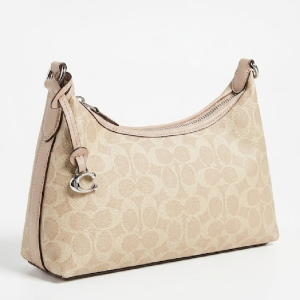 Coach Rowan Satchel In Signature Canvas For Women's - KHAKI/BEIGE (Size: W:13.97cm H:16.51cm D:26.67cm) CAM26/1