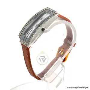 Alternative view of Elle Women’s Quartz Camel Brown Leather Strap White Dial 24mm Watch EL20113S02C/1 (Like New)