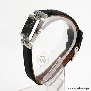 Alternative view of Elle Women’s Quartz Black Leather Strap Black Dial 22mm Watch EL20021S01C (Like New)