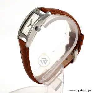 Alternative view of Lacoste Women’s Quartz Brown Leather Strap White Dial 18mm Watch 2000652/2 (Like New)
