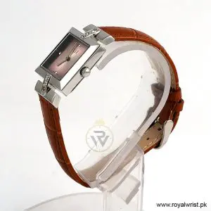Alternative view of Elle Women’s Quartz Camel Brown Leather Strap Pink Dial 25mm Watch EL20028S02C/5 (Like New)