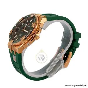 Alternative view of Maurice Lacroix AIKON Venturer Men's Automatic Green Silicone Strap Green Dial 43mm Watch AI6058-BRZ5B-630-M