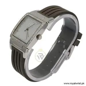 Alternative view of Elle Women’s Quartz Grey Silicone Strap Blue Dial 28mm Watch EL20052P02N/1 (Like New)