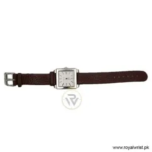 Elle Women’s Quartz Brown Leather Strap White Dial 32mm Watch EL20027S01C/1 (Like New) - Image 3
