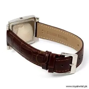 Elle Women’s Quartz Brown Leather Strap Pink Dial 32mm Watch EL20027S04C/4 (Like New) - Image 3