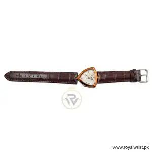 Elle Women's Quartz Brown Leather Strap Mother of Pearl Dial 35mm Watch EL20017S03C/2 (Like New) - Image 4