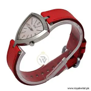 Alternative view of Elle Women's Quartz Red Leather Strap Pink Mother of Pearl Dial 35mm Watch EL20017S01C/2 (Like New)