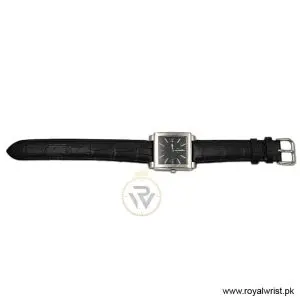 Elle Women’s Quartz Black Leather Strap Black Dial 32mm Watch EL20027S02C (Like New) - Image 4