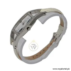 Alternative view of Elle Women's Quartz White Leather Strap Pink Mother of Pearl Dial 20mm Watch EL20001S03C/2 (Like New)