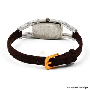 Elle Women's Quartz Brown Leather Strap Black Dial 20mm Watch EL20001S02C (Like New) - Image 4