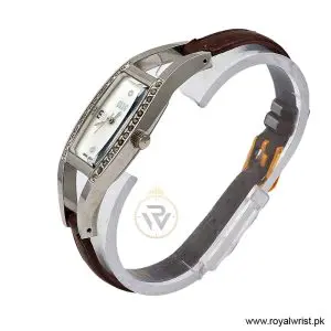 Alternative view of Elle Women's Quartz Brown Leather Strap Mother of Pearl Dial 20mm Watch EL20001S01C/1 (Like New)