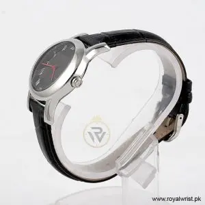 Alternative view of Elle Women’s Quartz Black Leather Strap Black Dial 38mm Watch EL20030S02N/1 (Like New)