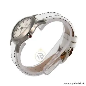 Alternative view of Elle Women’s Quartz White Leather Strap White Dial 38mm Watch EL20030S03N/2 (Like New)