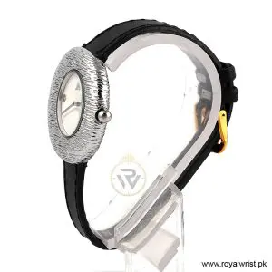 Alternative view of Elle Women’s Quartz Black Leather Strap White Dial 36mm Watch EL30042S05K (Like New)