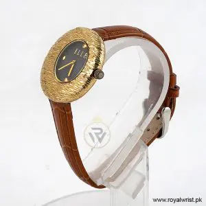Alternative view of Elle Women’s Quartz Camel Brown Leather Strap Dark Brown Dial 36mm Watch EL30042S04K (Like New)