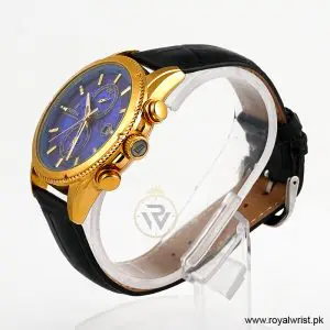 Alternative view of Festina Men’s Quartz Black Leather Strap Blue Dial 43mm Watch F20418 (Like New)