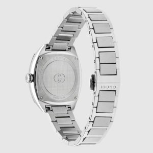 Gucci Women's Quartz Stainless Steel Silver Dial 29mm Watch YA142510 - Image 3