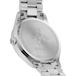 Gucci Women’s Quartz Swiss Made Stainless Steel Gold Dial 32mm Watch YA1265035 - Image 6